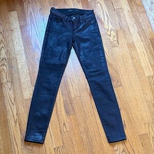 Guess Metallic Brown shinny stretch Jeans